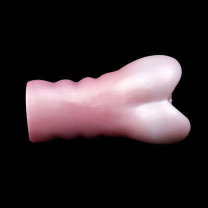 Realistic Flesh-Feel Silicone Pocket Pussy – Dual Channel Stimulation Male Masturbation Toy