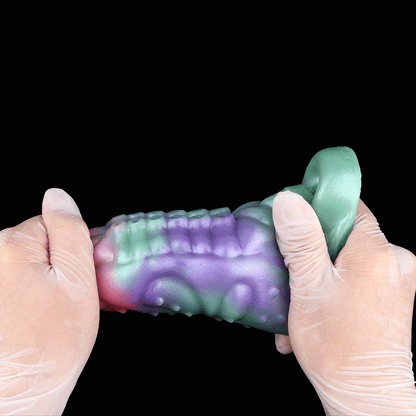 Fantasy Tentacle 5.5 inch Cock Sleeve – Multicolored Silicone Male Sex Toys for Pleasure