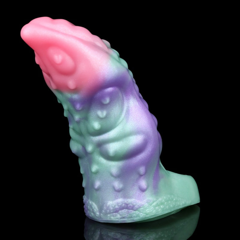 Fantasy Tentacle 5.5 inch Cock Sleeve – Multicolored Silicone Male Sex Toys for Pleasure