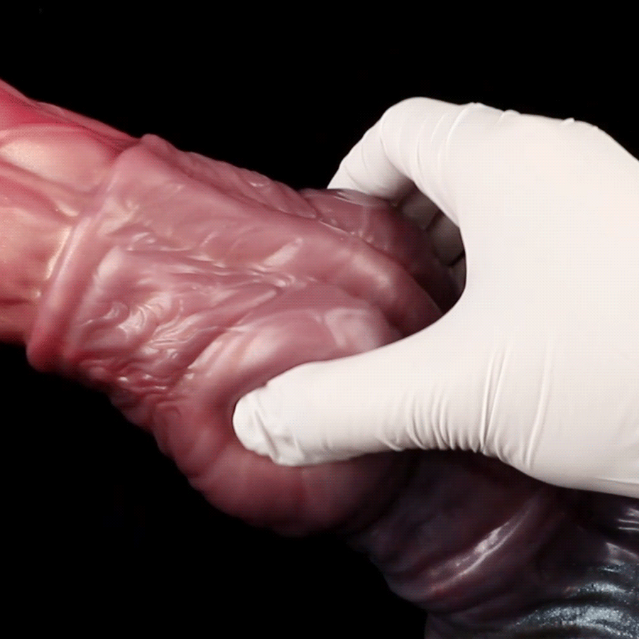 Realistic Fantasy Horse Dildo with Knot – Double-Layer Silicone Animal Cock for Deep Vaginal & Anal Filling