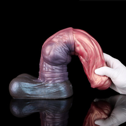 Realistic Fantasy Horse Dildo with Knot – Double-Layer Silicone Animal Cock for Deep Vaginal & Anal Filling