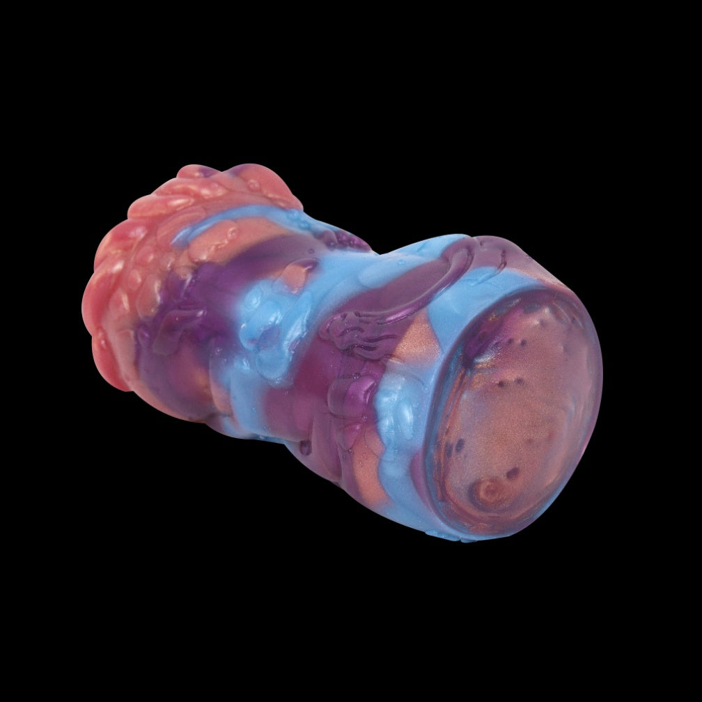 Alien Rock Dragon Fantasy Silicone Pocket Pussy- Intense Textured Stimulation for Male Sex Toy