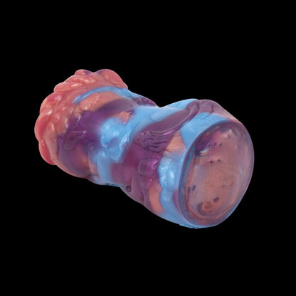 Alien Rock Dragon Fantasy Silicone Pocket Pussy- Intense Textured Stimulation for Male Sex Toy