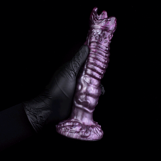 Ovipositor Dildo Purple – Fantasy Egg-Laying Creature Silicone Monster Sex Toy | Domlust