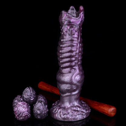 Ovipositor Dildo Purple – Fantasy Egg-Laying Creature Silicone Monster Sex Toy | Domlust