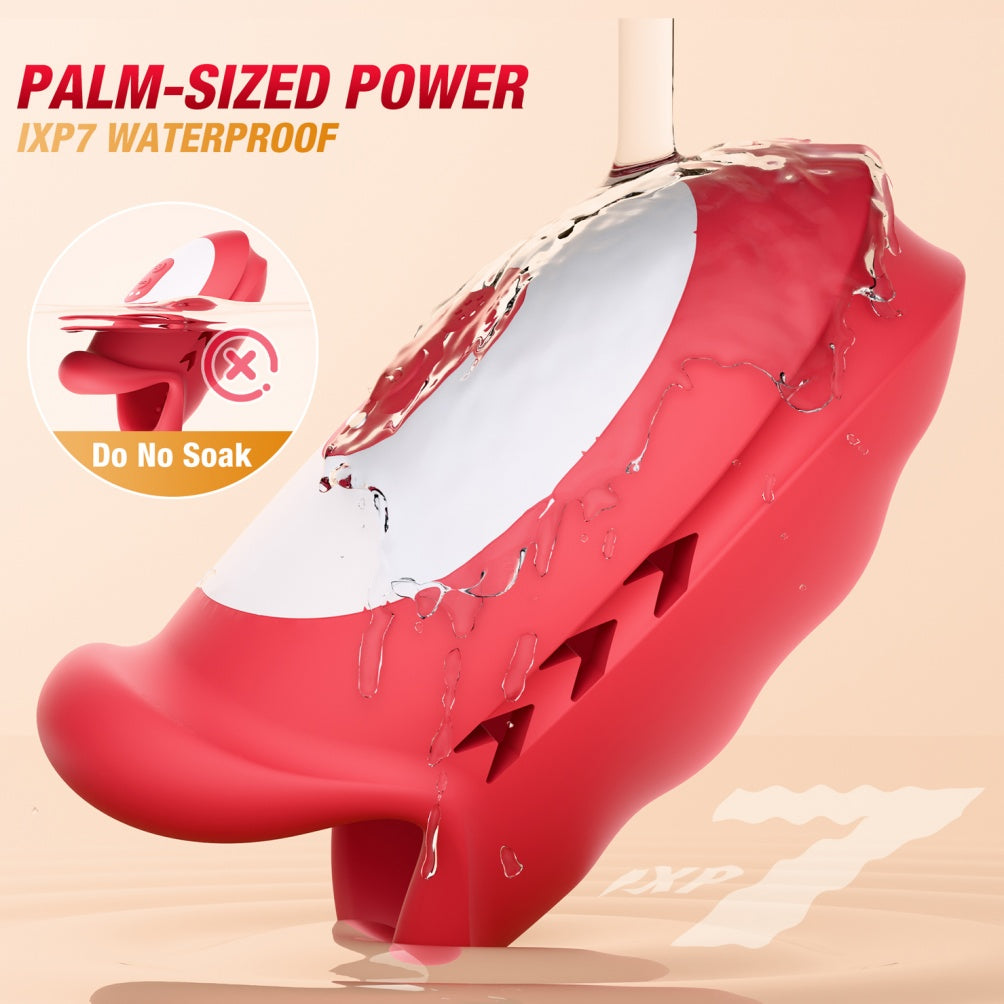 Fantasy Lips 4-in-1 Vibrating Blowjob Masturbator - App-Controlled Sucking Dick Stroker