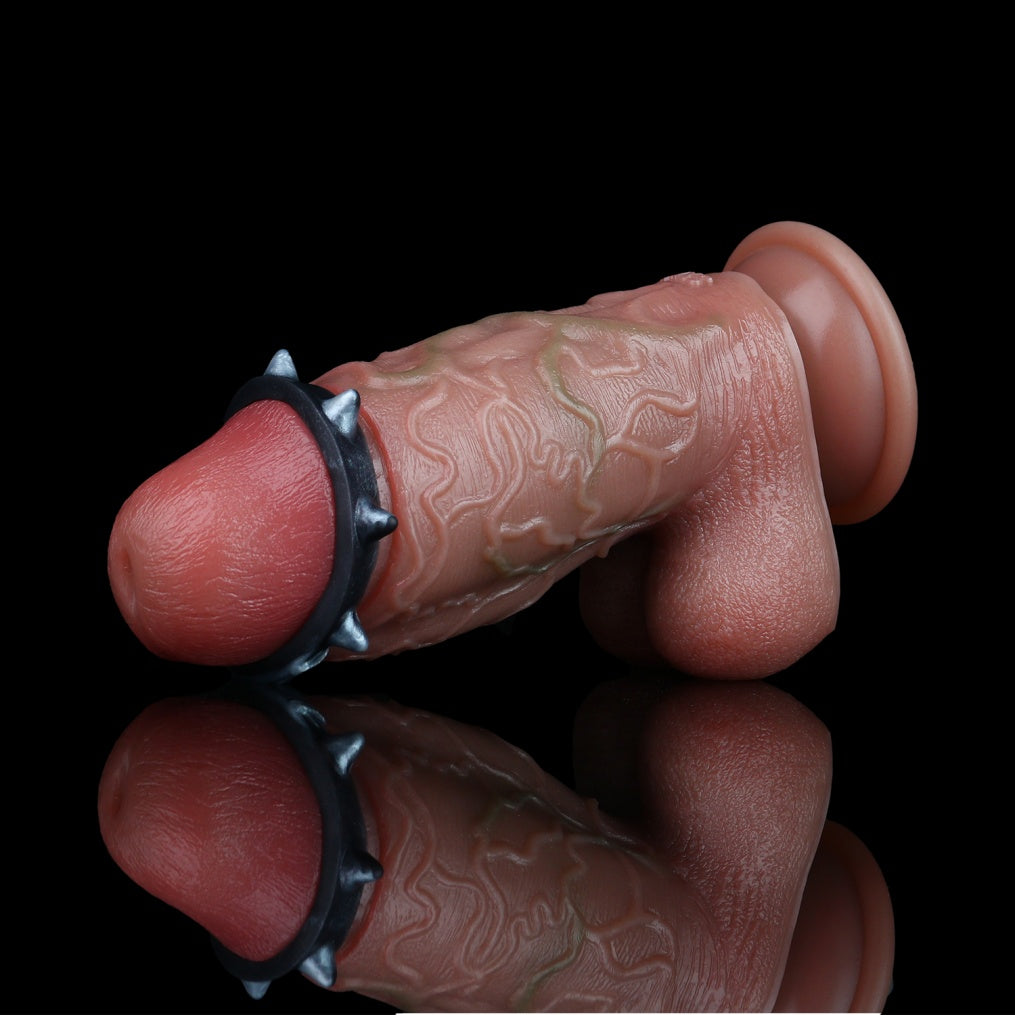Fantasy Wolf-Fang Silikon-Cockring – Mehrzweck-Erektionsverstärker & Bondage-Accessoire