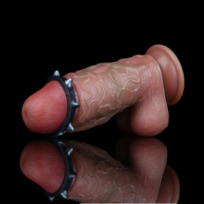 Fantasy Wolf-Fang Silikon-Cockring – Mehrzweck-Erektionsverstärker & Bondage-Accessoire