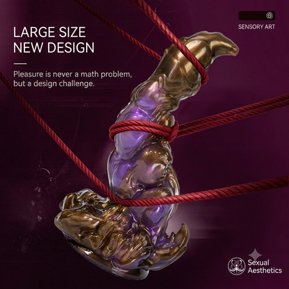 Textured Scorpio Fantasy Alien Dildo with G-Spot Curve — Monster Dildo for Deep Stimulation