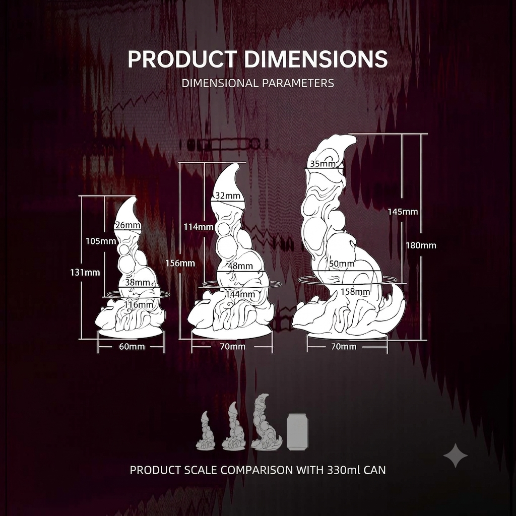 Textured Scorpio Fantasy Alien Dildo with G-Spot Curve — Monster Dildo for Deep Stimulation