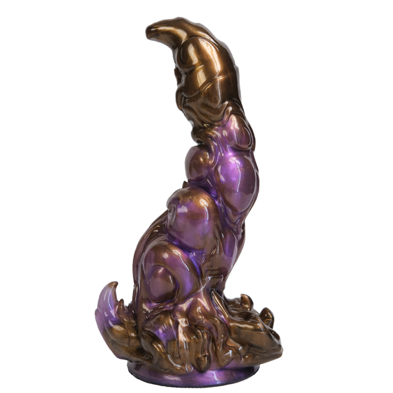 Textured Scorpio Fantasy Alien Dildo with G-Spot Curve — Monster Dildo for Deep Stimulation