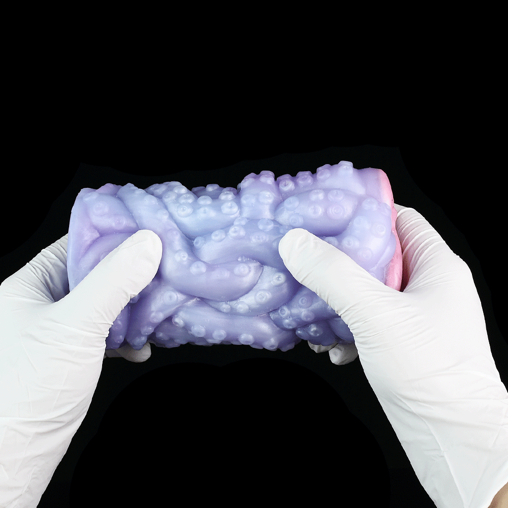 Fantasy Silicone Vibrating Pocket Pussy – Textured Blowjob Simulation for Intense Male Pleasure