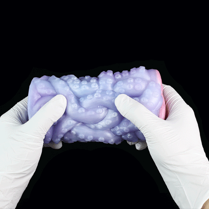 Fantasy Silicone Vibrating Pocket Pussy – Textured Blowjob Simulation for Intense Male Pleasure