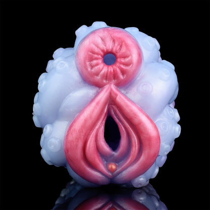 Fantasy Silicone Vibrating Pocket Pussy – Textured Blowjob Simulation for Intense Male Pleasure