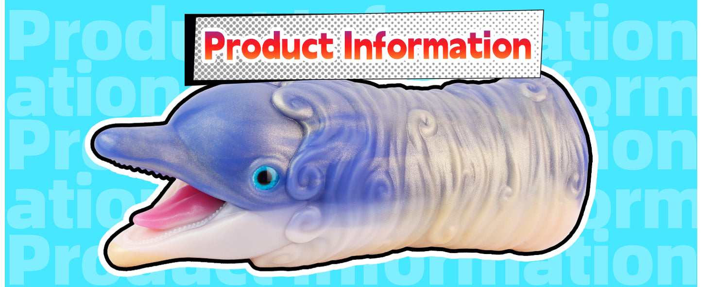 Fantasy Dolphin Silicone Pocket Pussy Pump - Blow Job Simulator & Penis Pump for Men
