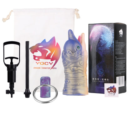 Fantasy Dolphin Silicone Pocket Pussy Pump - Blow Job Simulator & Penis Pump for Men