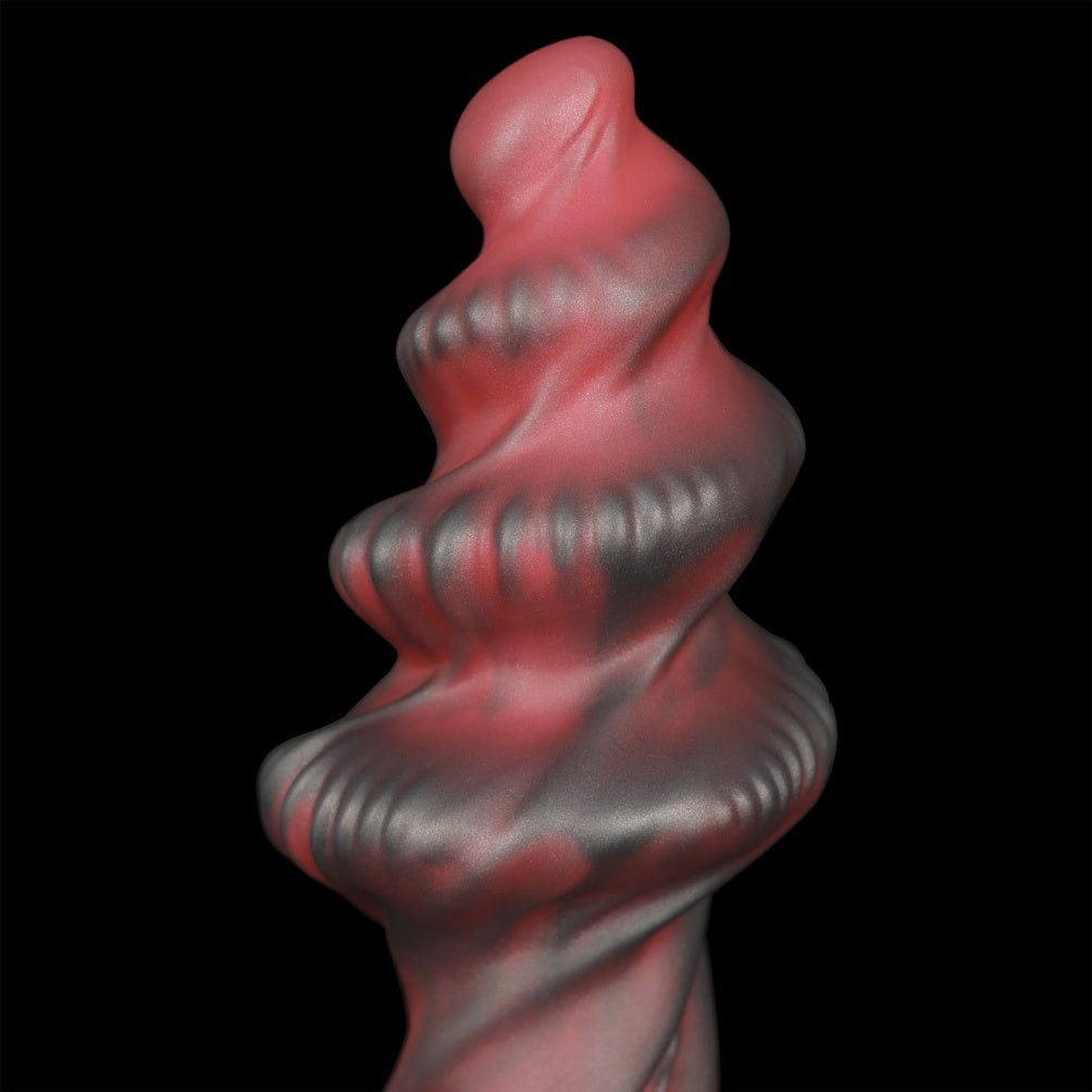 Fantasie-Haifischei-Spiral-Analdildo – Silikon-Monster-Sexspielzeug zur Erweiterung des G-Punktes und A-Punktes