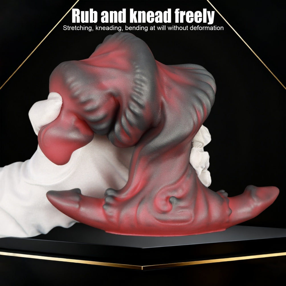 Fantasie-Haifischei-Spiral-Analdildo – Silikon-Monster-Sexspielzeug zur Erweiterung des G-Punktes und A-Punktes