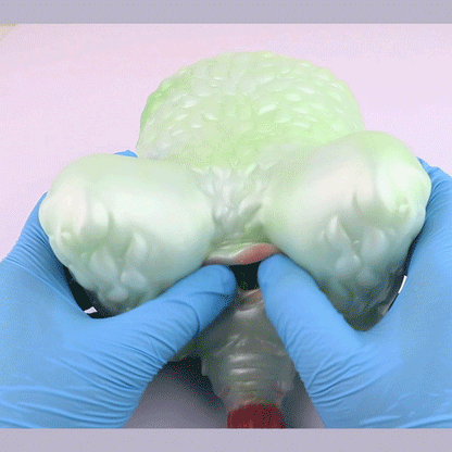 Monster Spirit Beast Fantasy Ass Pocket Pussy - Single-Channel Silicone Male Masturbation Stroker