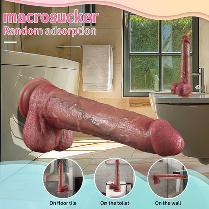 10.4-Inch Extra Long Realistic Dildo with Suction Cup – Deep Insertion Female Vaginal Masturbation Toy