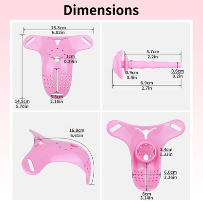 Leather Strapon Fantasy Pussy Pants – Realistic Vagina Simulation for Gender-Play & Feminization Toys