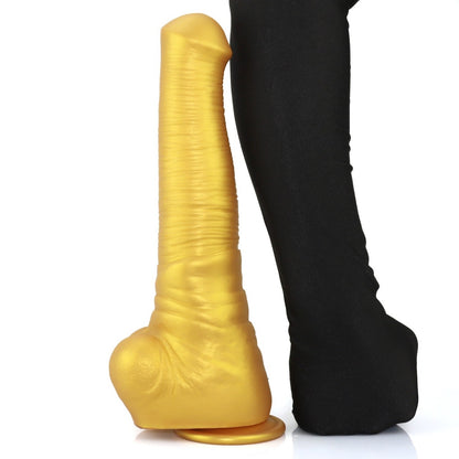 Realistic Fantasy Horse Dildo with Suction Cup - Premium Silicone Sex Toys for Women's Orgasmic Massage
