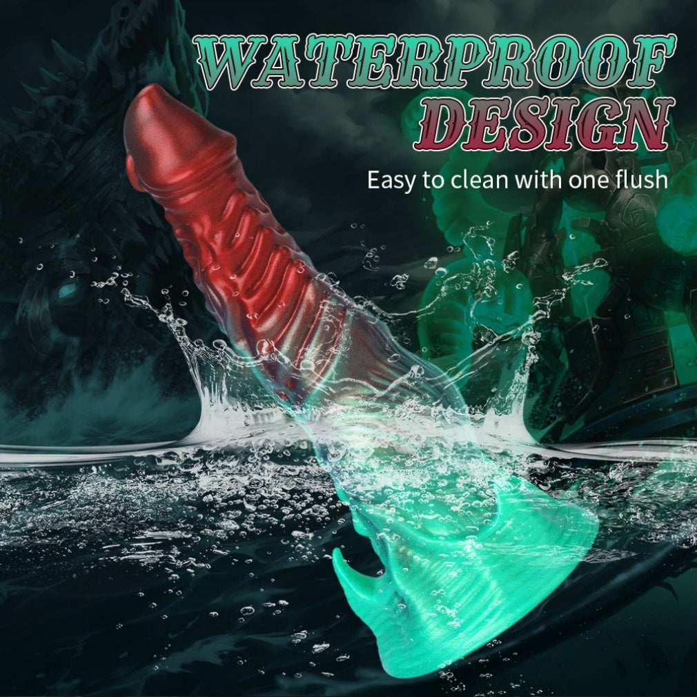 Fantasy Luminous Silicone Alien Dildo – Glow-in-the-Dark Suction Cup Sex Toys for Deep Orgasmic Massage