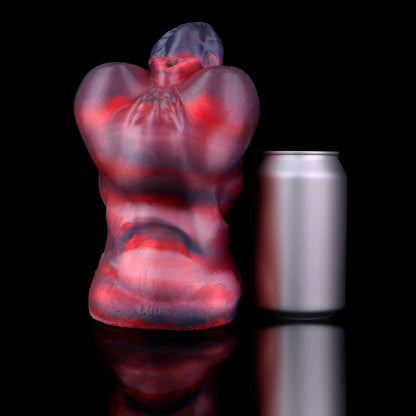 Scharlachrot-geschuppter T-Rex Drachen-Pocket Pussy – Fantasy-Bestien-Sexpuppe für männliche Sexspielzeuge