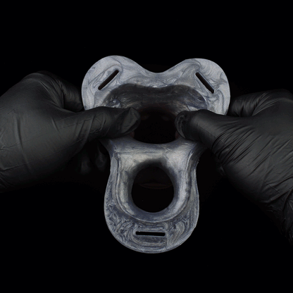 Fantasy Silicone Penis Extender & Cock Sleeve – Endurance Training Stroker with Testicle Lock Ring