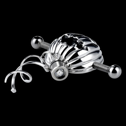 Pumpkin Lantern Nipple Clamps - Stainless Steel Fantasy Restraint Decorative Christmas Gift