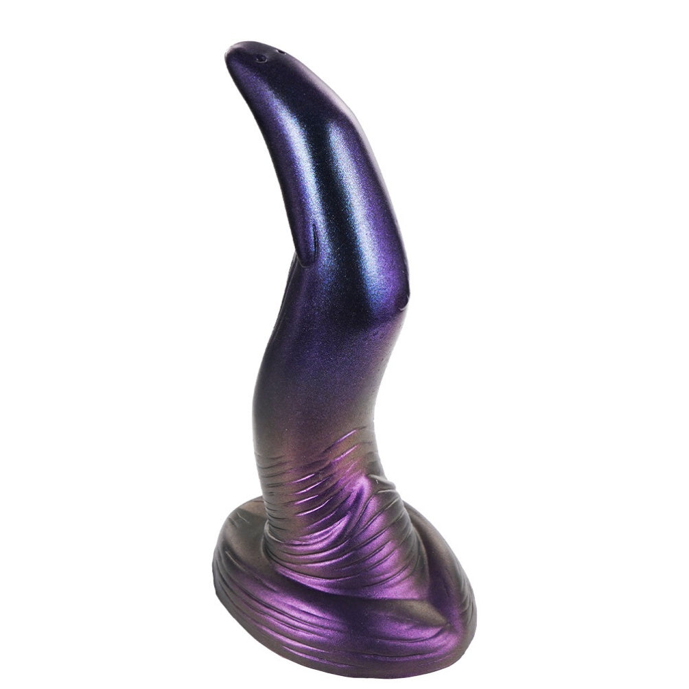 Deep Void Serpent: Curved Fantasy Alien Anal Dildo with Strong Suction Cup – Silicone Monster Sex Toy for G-Spot & Orgasmic Massage