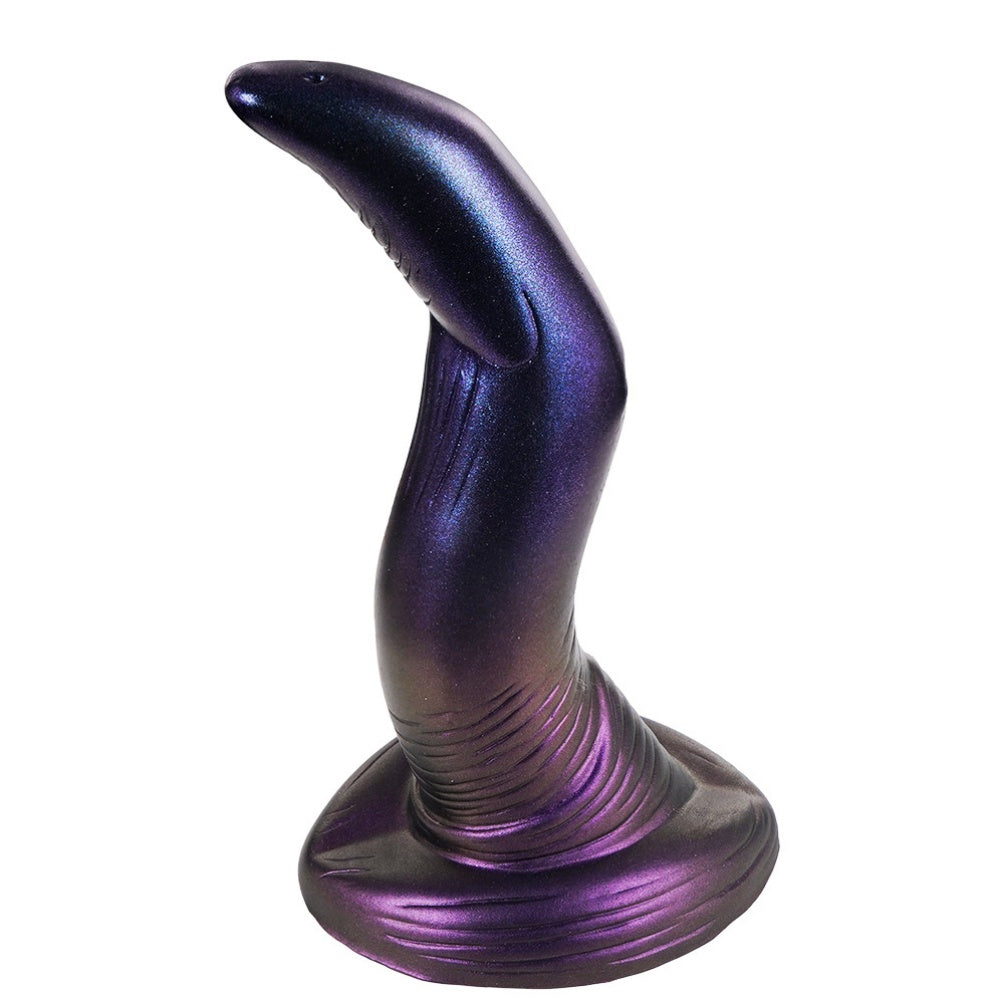 Deep Void Serpent: Curved Fantasy Alien Anal Dildo with Strong Suction Cup – Silicone Monster Sex Toy for G-Spot & Orgasmic Massage