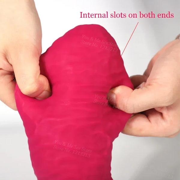 Thick Silicone Anal Prolapse Butt Plug - Super Soft Rectal Dilator Built Anal Toy - Domlust Thick Silicone Anal Prolapse Butt Plug - Super Soft Rectal Dilator Built Anal Toy - Domlust