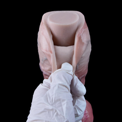 Massive Realistic Silicone Dildo | Dual-Density Giant Dildo with Veiny Texture & Soft Core