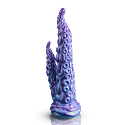 Fantasy Octopus Tentacle Silicone Double-Ended Dildo – Dual Stimulation & Orgasmic Massage Sex Toy