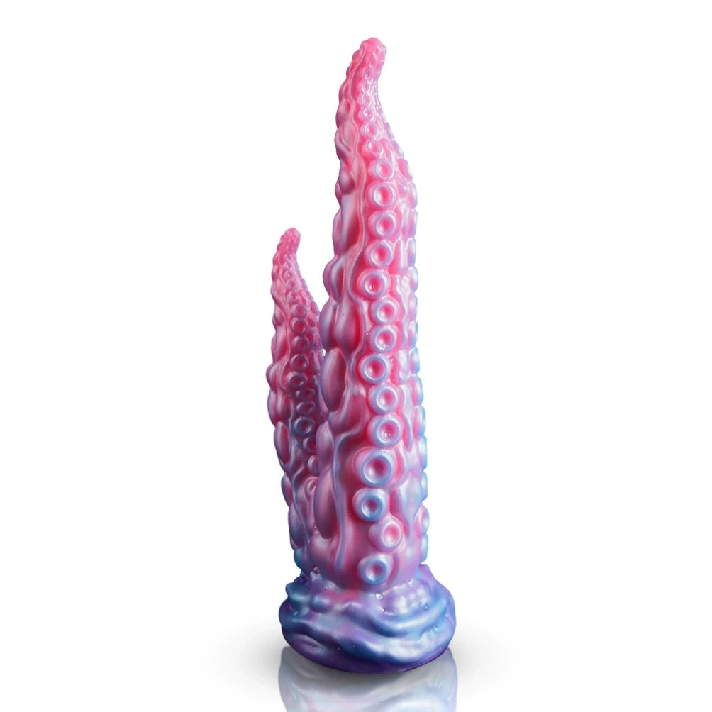 Fantasy Octopus Tentacle Silicone Double-Ended Dildo – Dual Stimulation & Orgasmic Massage Sex Toy