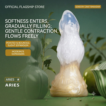Aries Spiral Alien Dildo with G-Spot Curve — Fantasy Monster Dildo for Deep Internal Stimulation