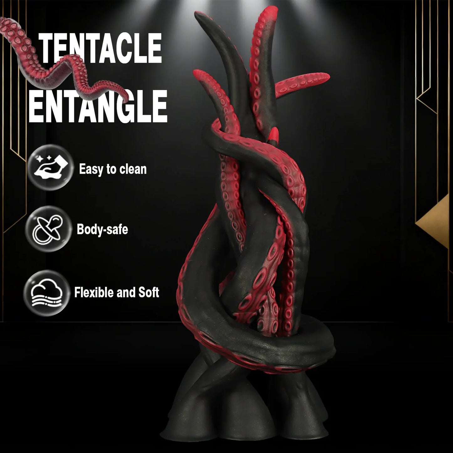 Tentacle Entangle – Extra Long Silicone Tentacle Dildo for Deep Fantasy Stimulation
