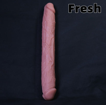 Gode double en silicone Fantasy Monster – Jouet de bondage pour lesbiennes