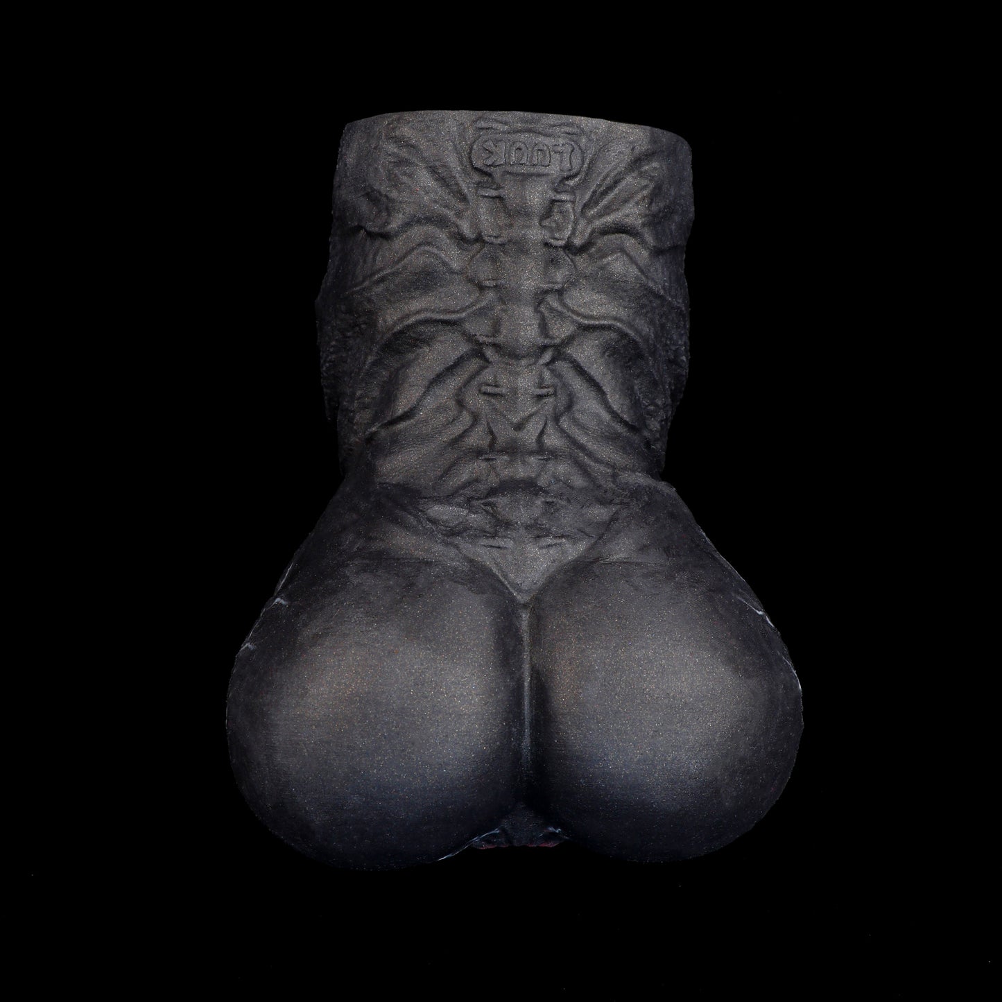 Alien Torso Fantasy Pocket Pussy – Venom Symbiote Dual-Channel Silicone Masturbator for Male Sex Toys