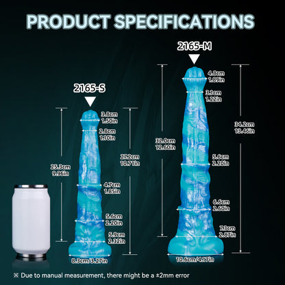 Ashura the Emberbound Awakener — Squirting Horse Dildo with Electric Water Blaster | Fantasy Ejaculating Dildo in Platinum Silicone