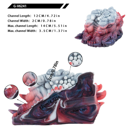 Alien Fantasy Vibrating Grinder Sex Toy | Open-Channel Pussy Grinder for Penis Desensitization