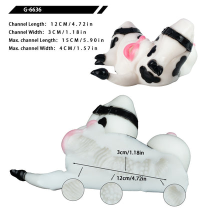 Cowgirl Anime Mini-Sexpuppen-Torso – Dual-Channel Pocket Pussy mit zusammendrückbaren Brüsten von Domlust