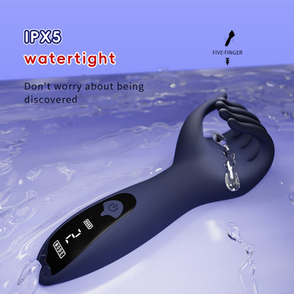 Realistic Hand-Shaped Silicone Male Masturbator with Vibration & Digital Display – Fantasy Handjob Stroker