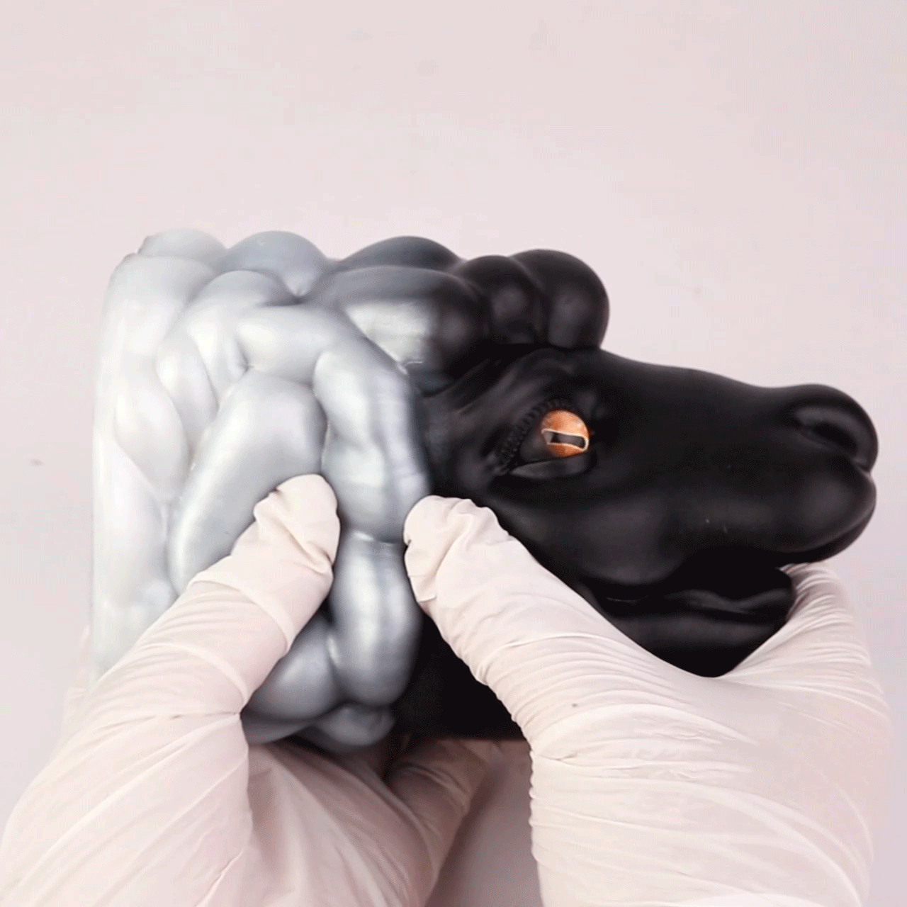 Realistic Sheep Oral Fantasy Pocket Pussy - Penis Massage Stroker Sex Toys