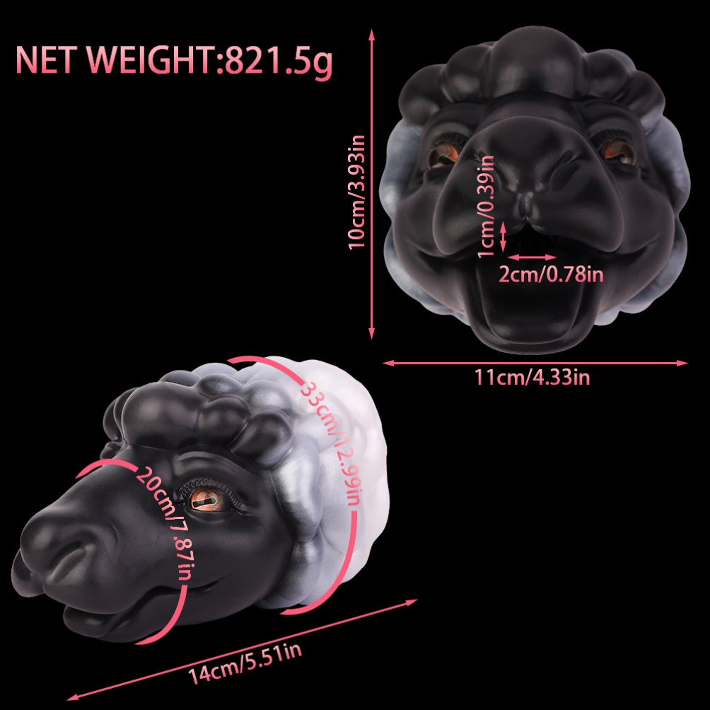 Realistic Sheep Oral Fantasy Pocket Pussy - Penis Massage Stroker Sex Toys