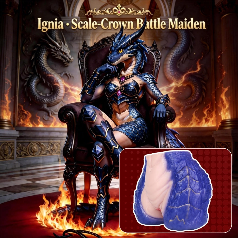 Ignia Dragon Butt Pocket Pussy – Dual-Channel Alien Mini Sex Doll Masturbator | Platinum Silicone