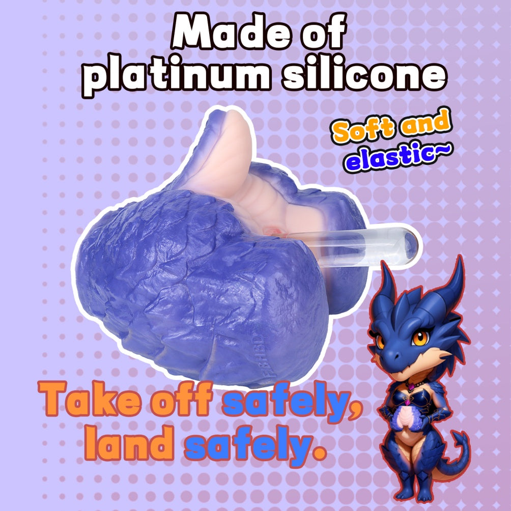 Ignia Dragon Butt Pocket Pussy – Dual-Channel Alien Mini Sex Doll Masturbator | Platinum Silicone