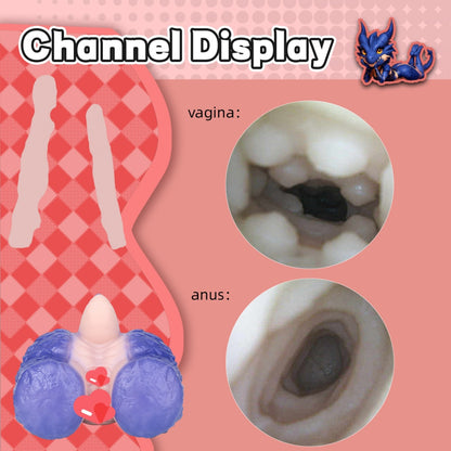Ignia Dragon Butt Pocket Pussy – Dual-Channel Alien Mini Sex Doll Masturbator | Platinum Silicone