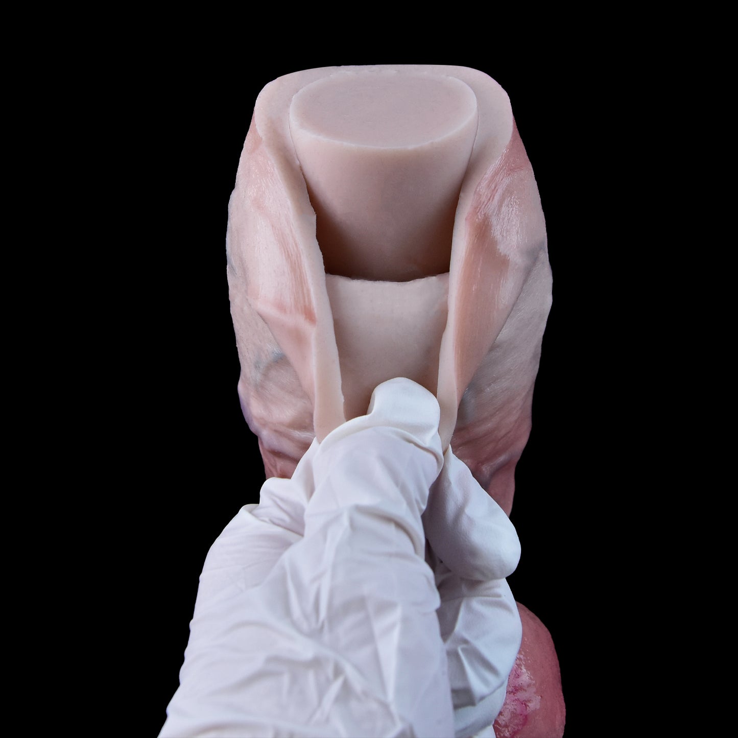 Massive Realistic Silicone Dildo – Dual Density Huge Consoladores with Veiny Texture